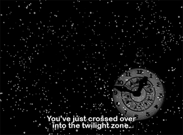 the twilight zone tv show intro sequence saying youve just crossed over into the twilight zone