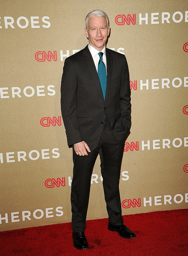 Anderson Cooper on the red carpet