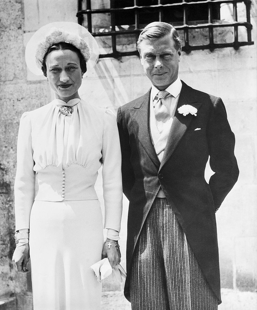 Edward and Wallis on their wedding day