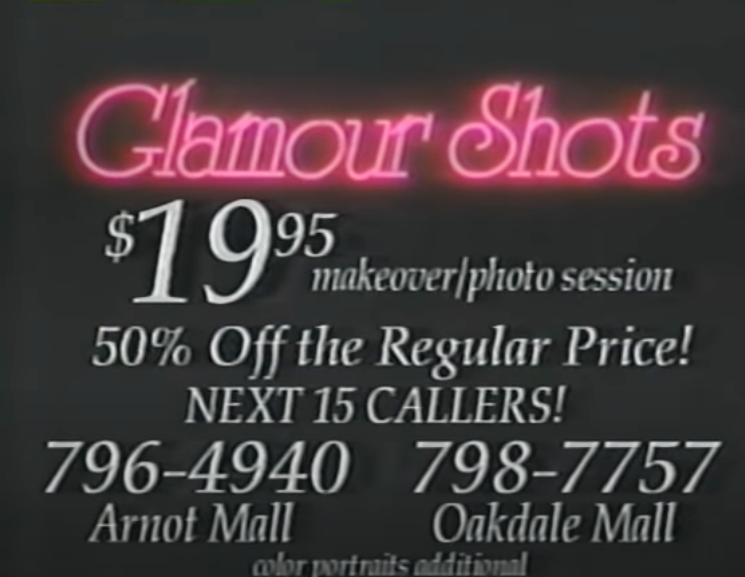 A Glamour Shots ad
