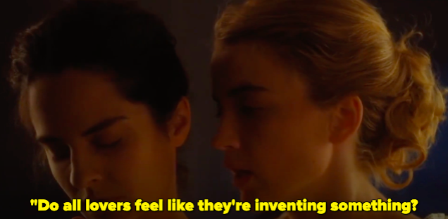 A woman asking another woman: &quot;Do all lovers feel they’re inventing something?&quot;