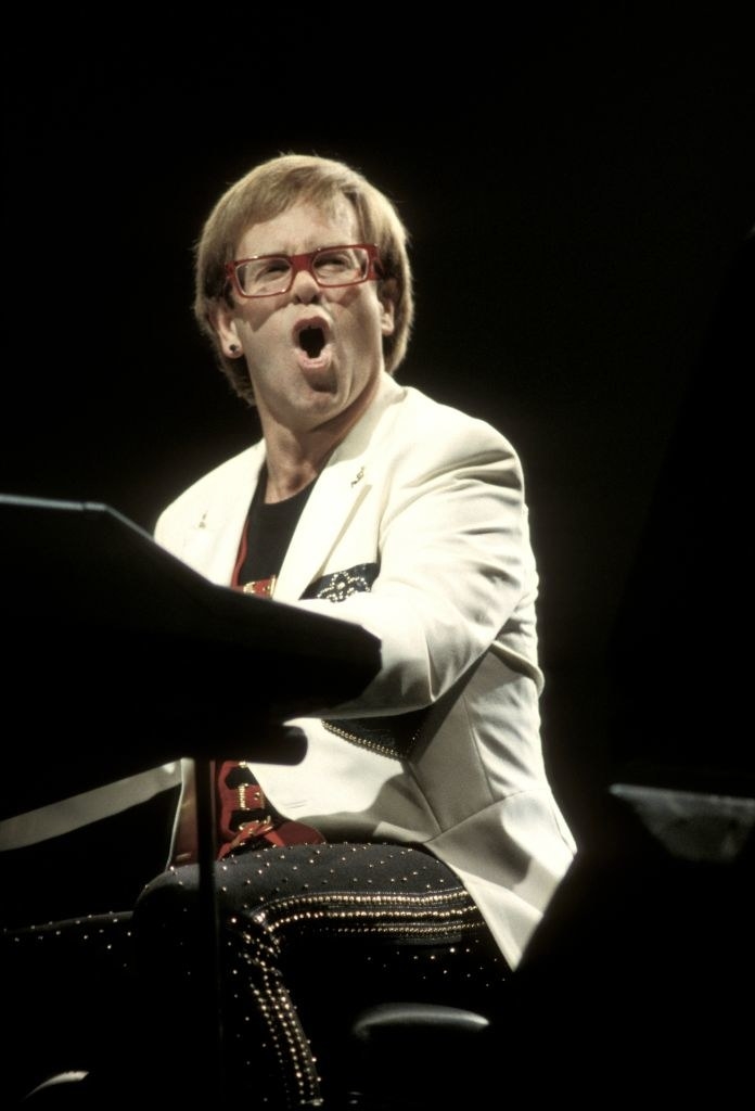 Elton John onstage