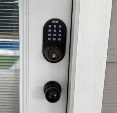 reviewer&#x27;s door with the lock