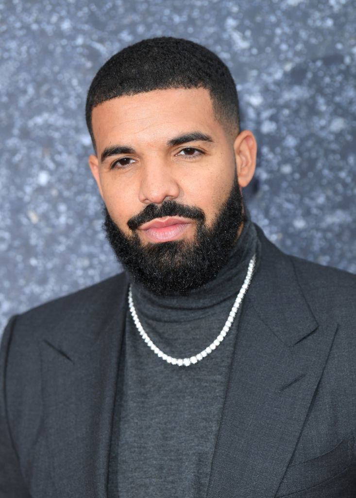 Close-up of Drake in a turtleneck
