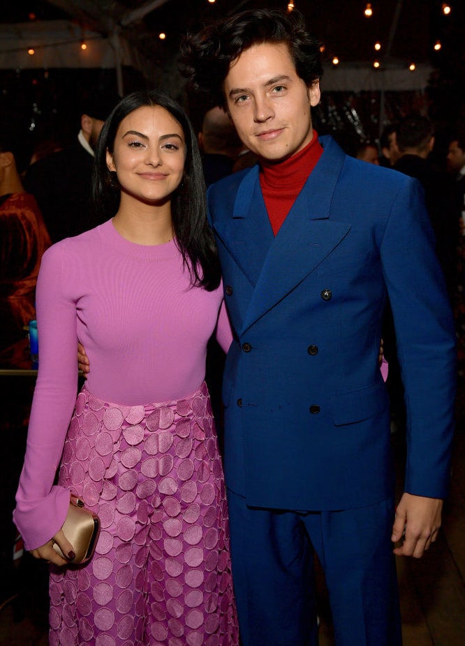 Cole and Camila at an event