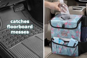 succulent looking air fresheners on car vent, cleaning goo to get crumbs out of car vent