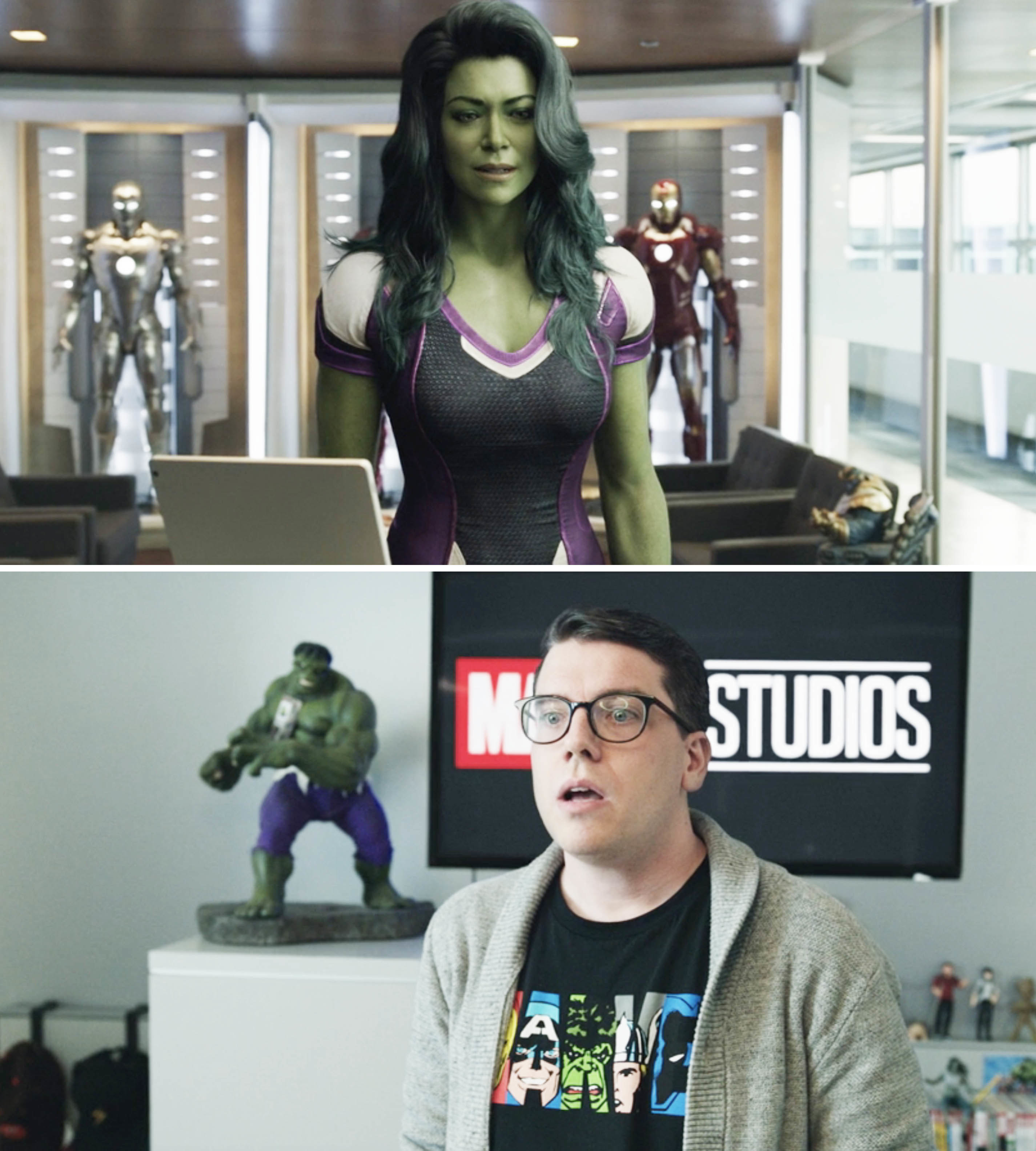 She-Hulk is hiding easter eggs in the credits #SheHulk #Marvel