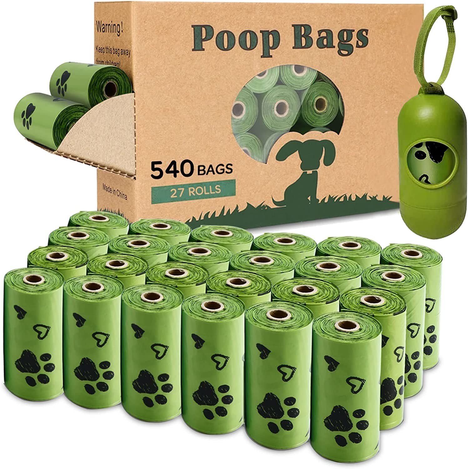 rolls of poop bags