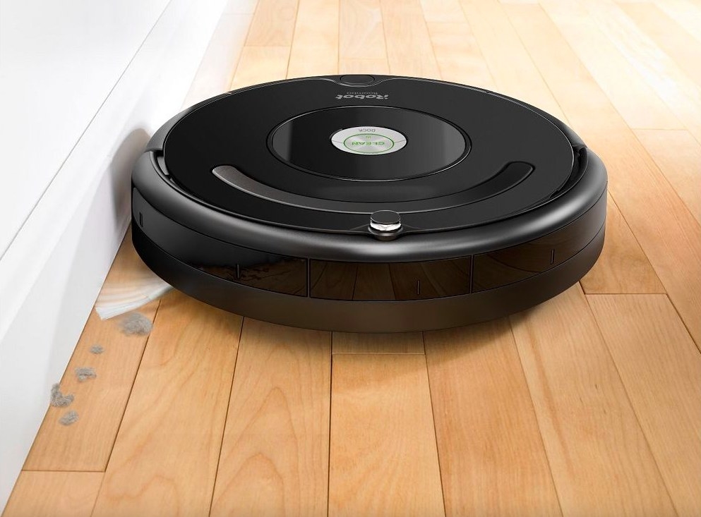 The Roomba on a floor