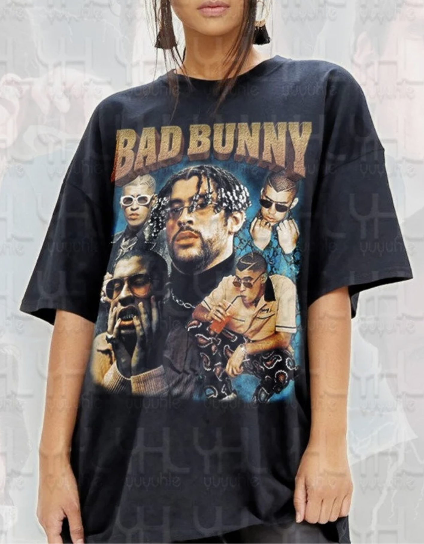Bad Bunny Graphic Blue Dallas Cowboys Baseball Jersey Shirt - Family Gift  Ideas That Everyone Will Enjoy