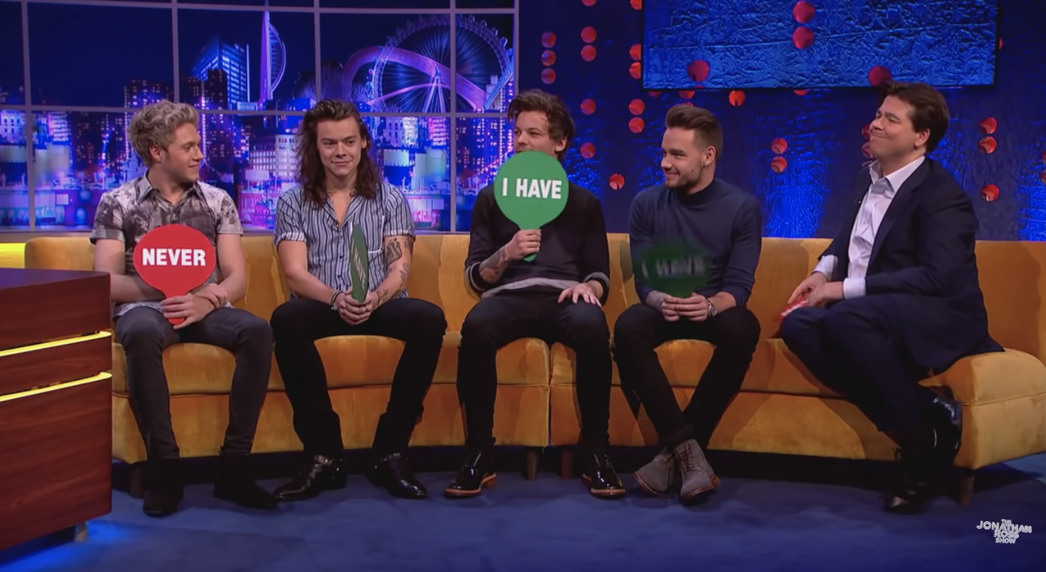 One Direction on a talk show
