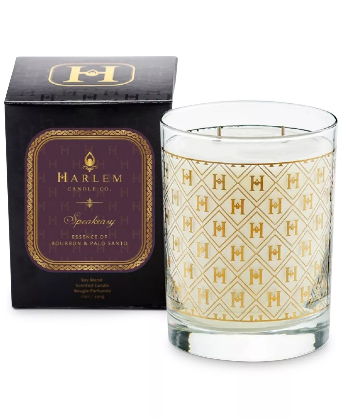luxury candle and box