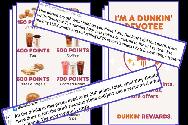 Dunkin’ Customers Are Mad As Hell About New Changes To Rewards That Mean A Free Coffee Costs $50