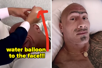 Dwayne Johnson Serves Major Side-Eye as Daughters Prank Him!