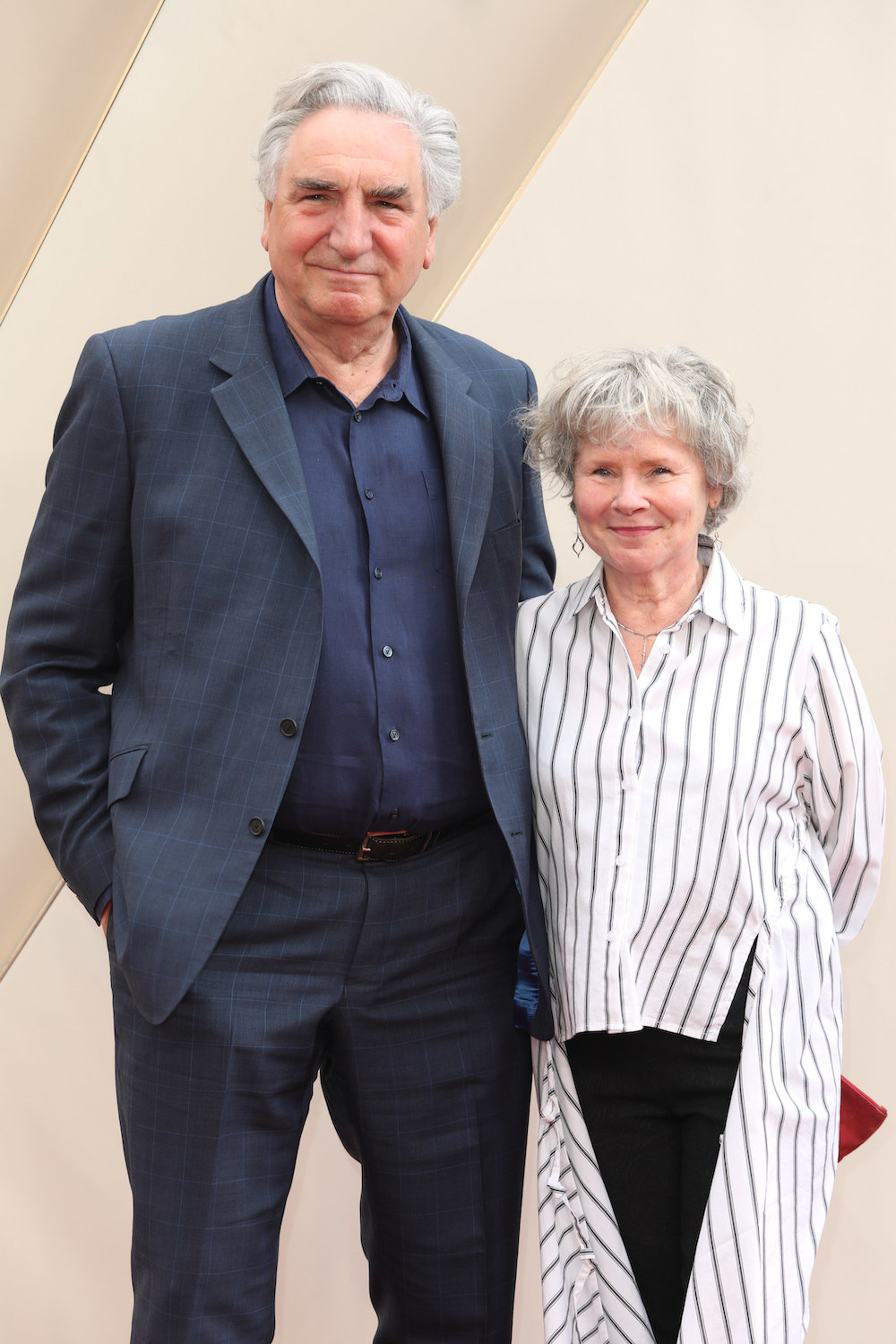 Jim Carter and Imelda Staunton