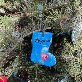 an ornament with the anchor on it