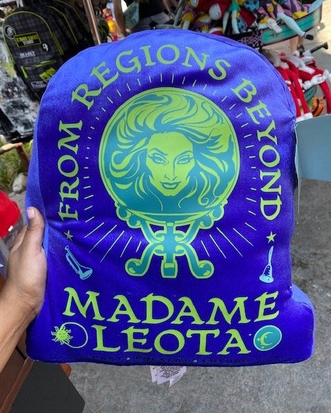 the Madame Leota pillow