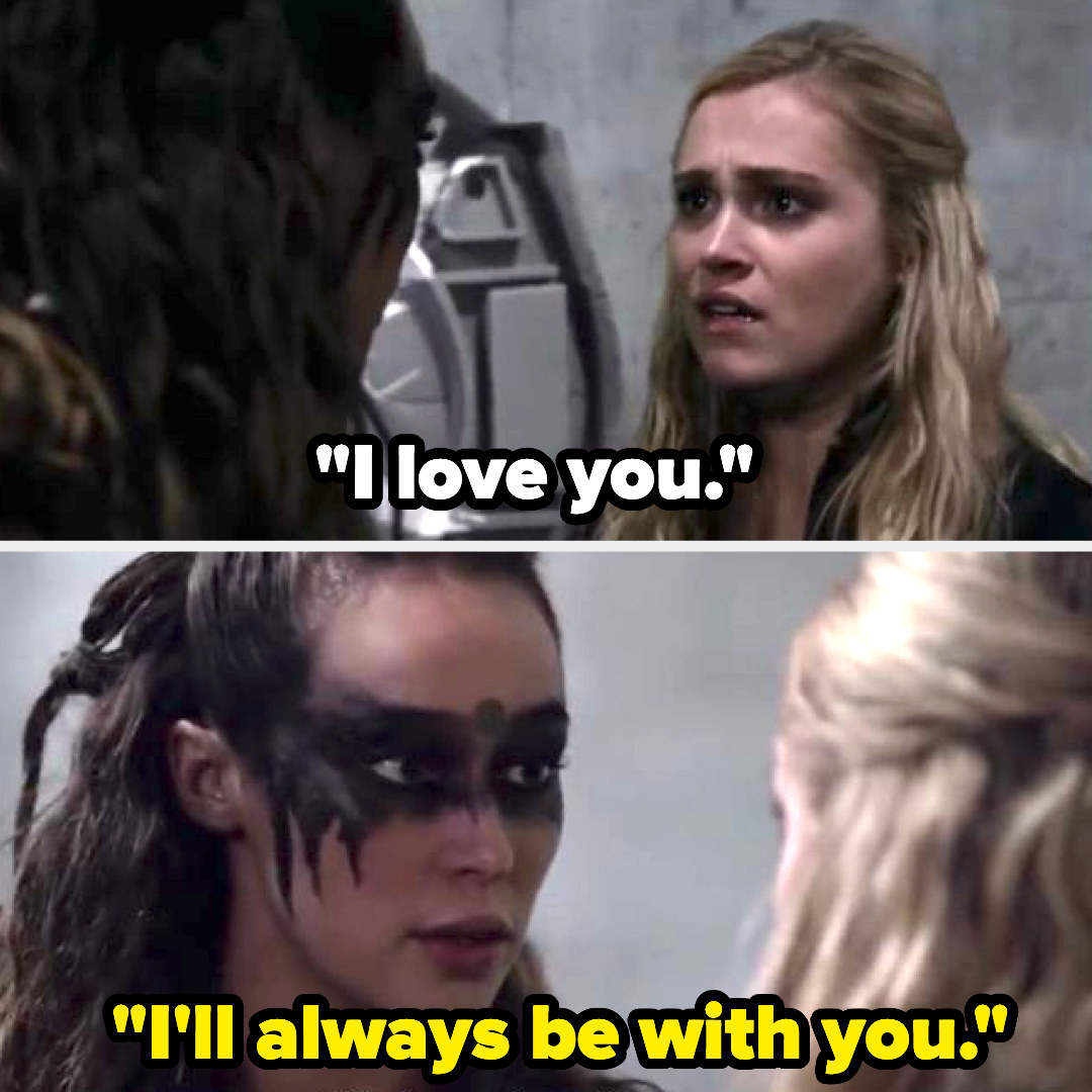 Clark: &quot;I love you.&quot; Lexa: &quot;I&#x27;ll always be with you&quot;