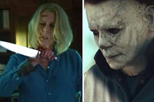 Laurie Strode and Michael Myers