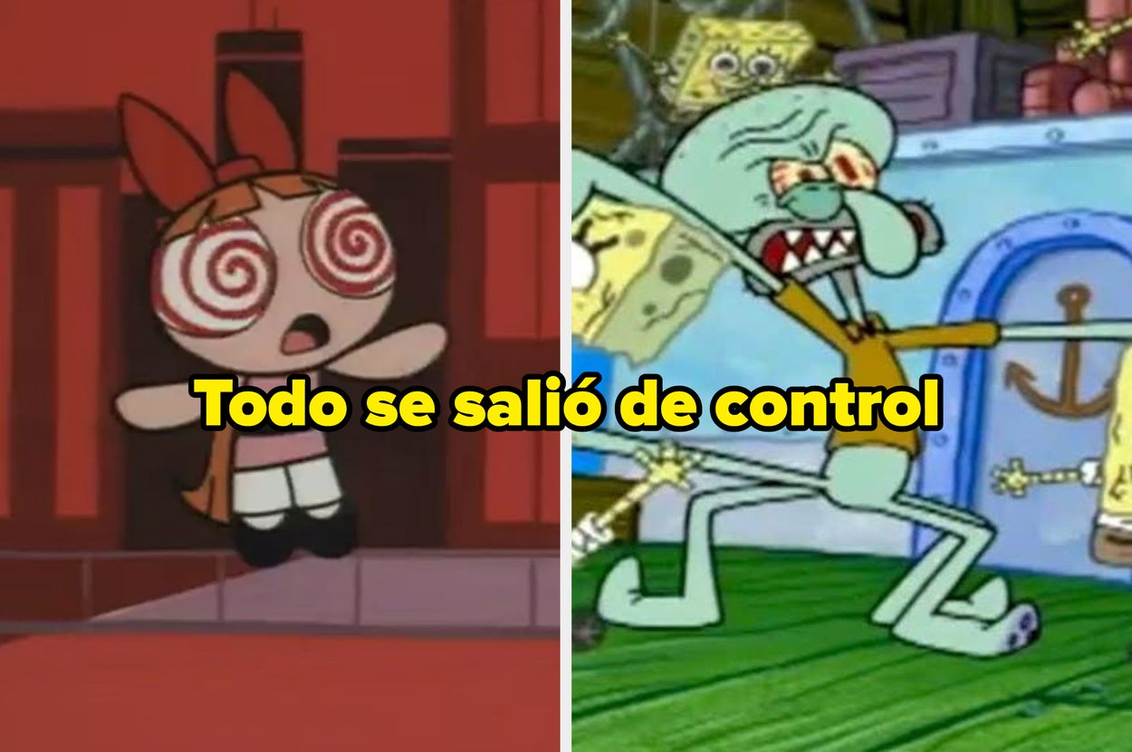 caricaturas divertidas en la oscuridad