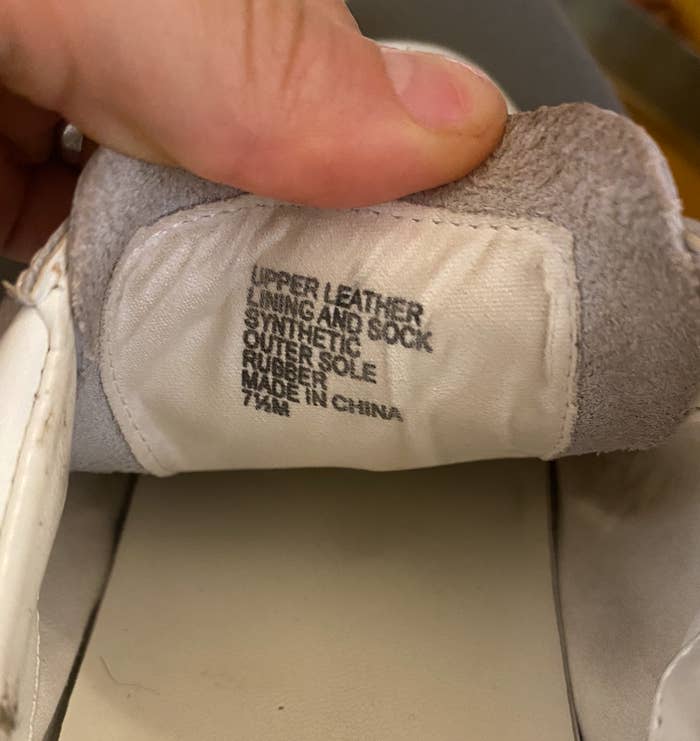 标签显示什么鞋是由时间组成的