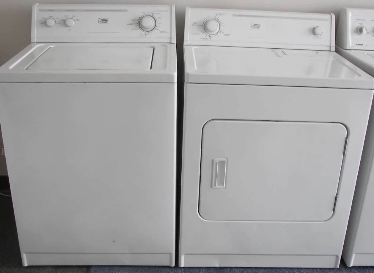 washer and dryer