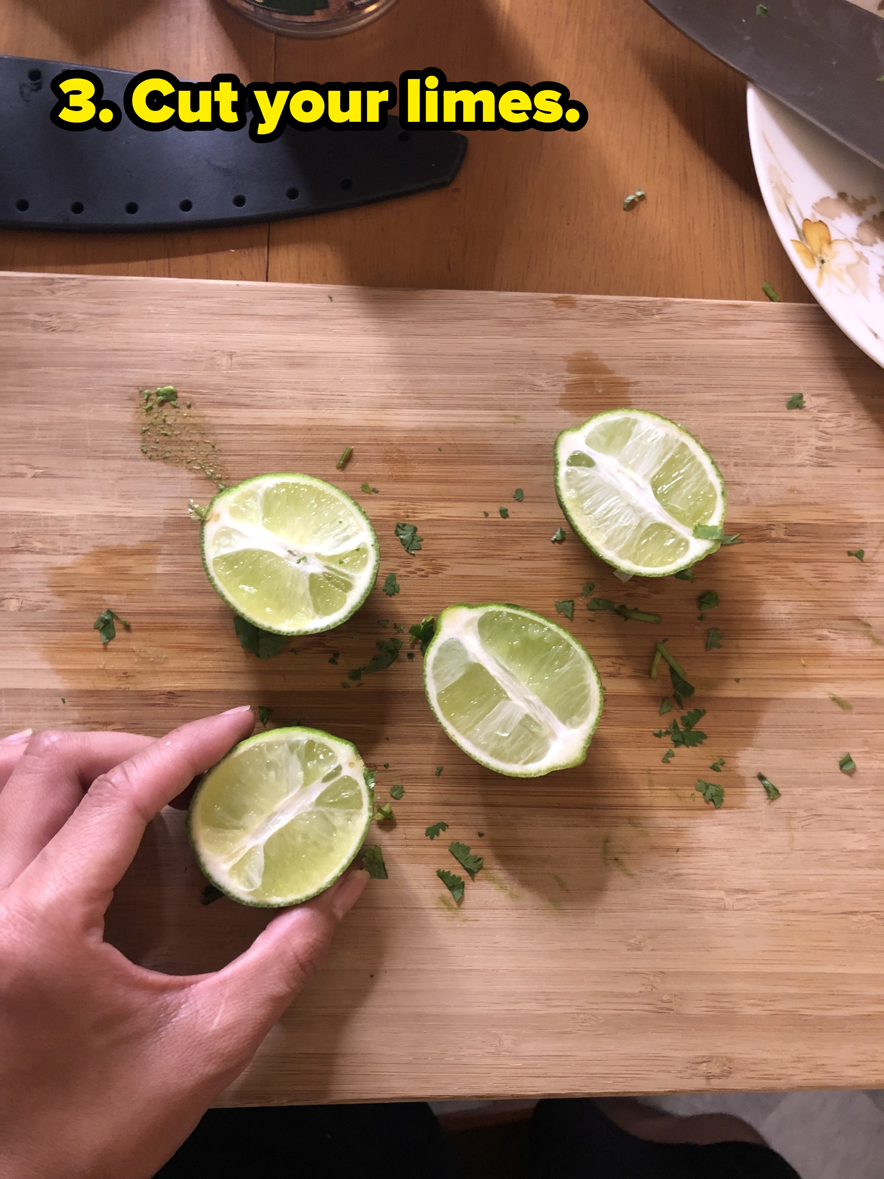 cut limes