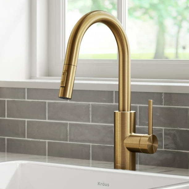 the gold faucet