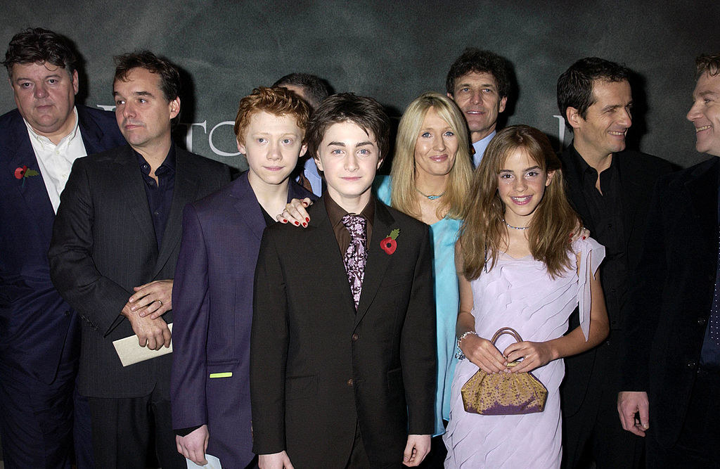 the cast of harry potter at an event
