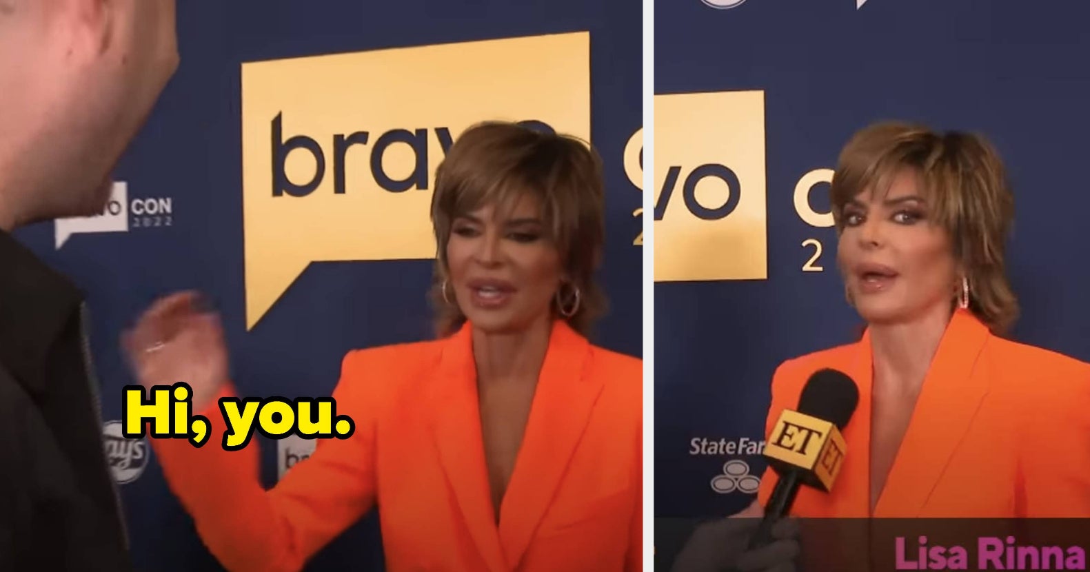 Lisa Rinna Was Interviewed On The Red Carpet By Someone She Had Blocked, And It's Super Awkward