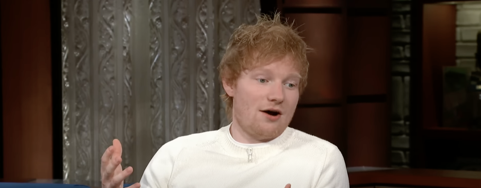 Closeup of Ed Sheeran
