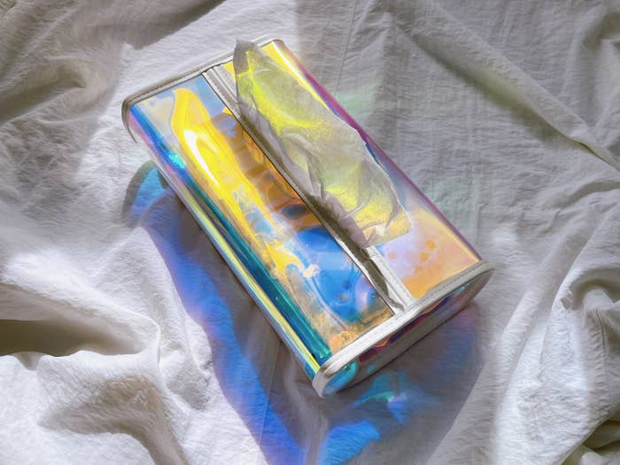 Francfranc（フランフラン）のオススメの便利グッズ「PET ティッシュカバー オーロラ」