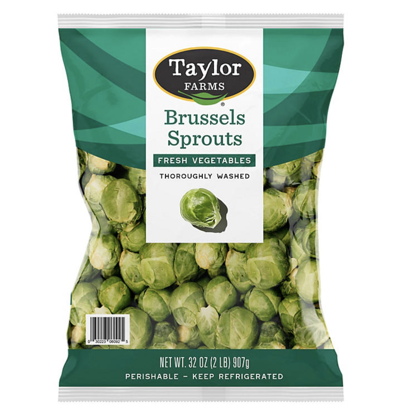 A bag of Brussels sprouts