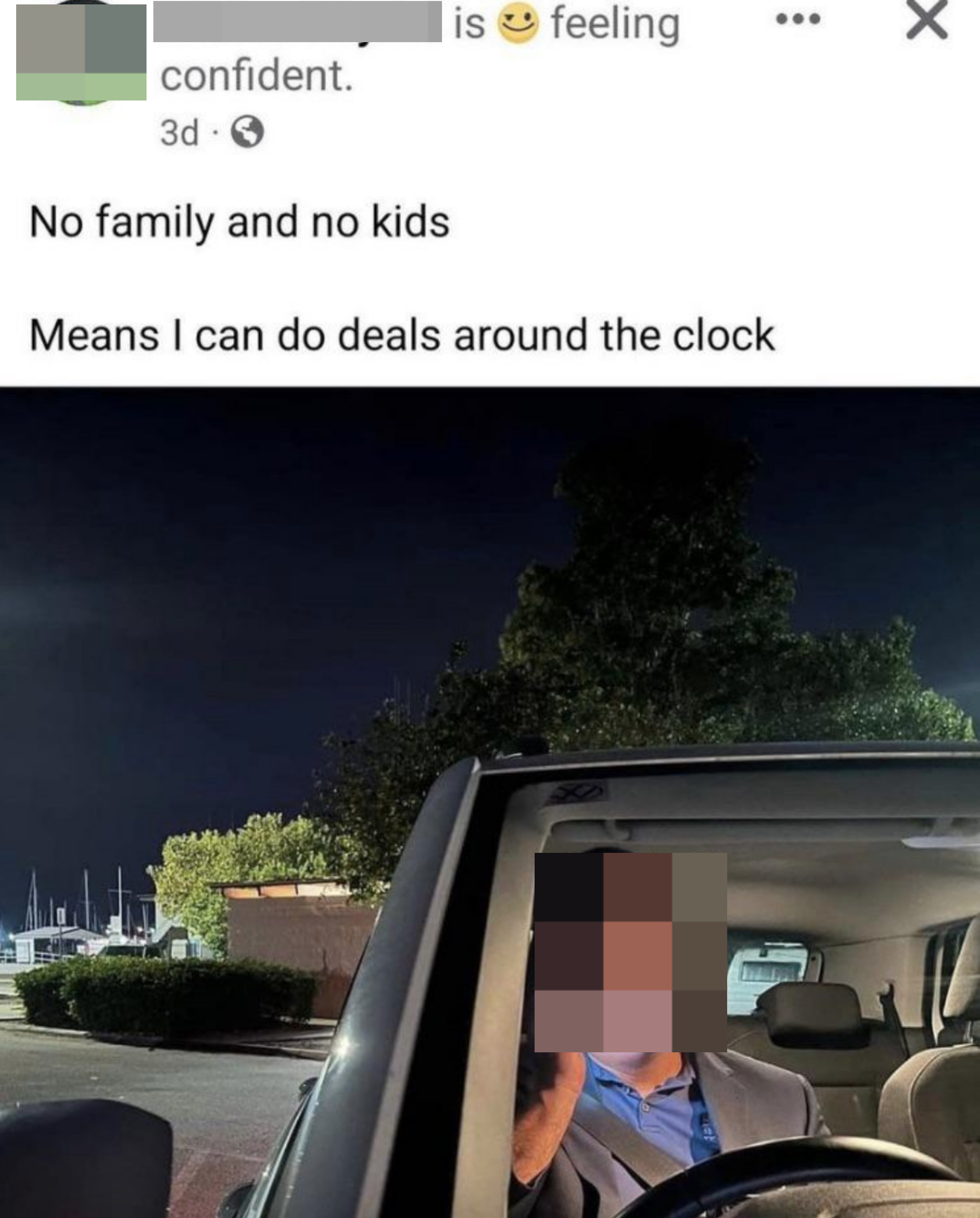 Someone bragging that not having kids means they can work &#x27;around the clock.&#x27;