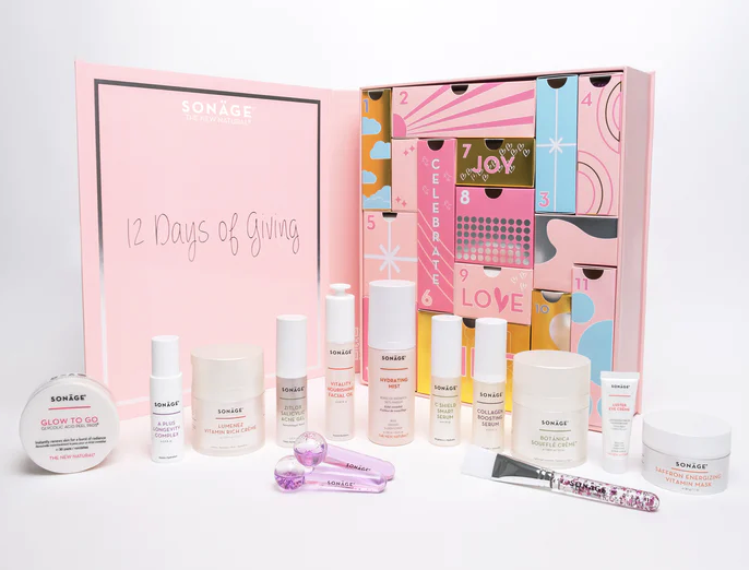 a beauty advent calendar from sonage