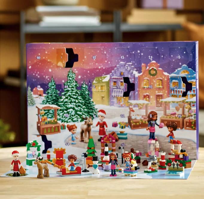 a lego friends advent calender with minifigures