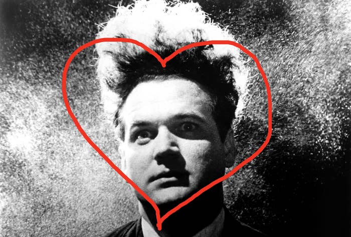 A heart around the man from &quot;Eraserhead&quot;