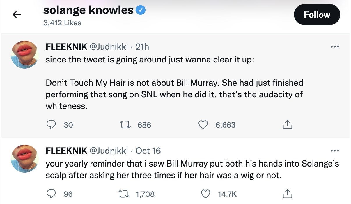 Solange Knowles Seemingly Confirms Story About Bill Murray  - 8