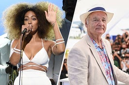 Solange and Bill crossed paths when they both appeared on Saturday Night Live.