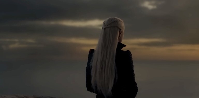 Rhaenyra stares out into the ocean