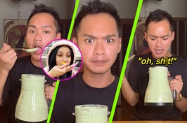 author reaction to trying dip