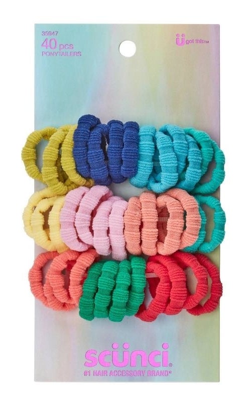 Package of scrunchies