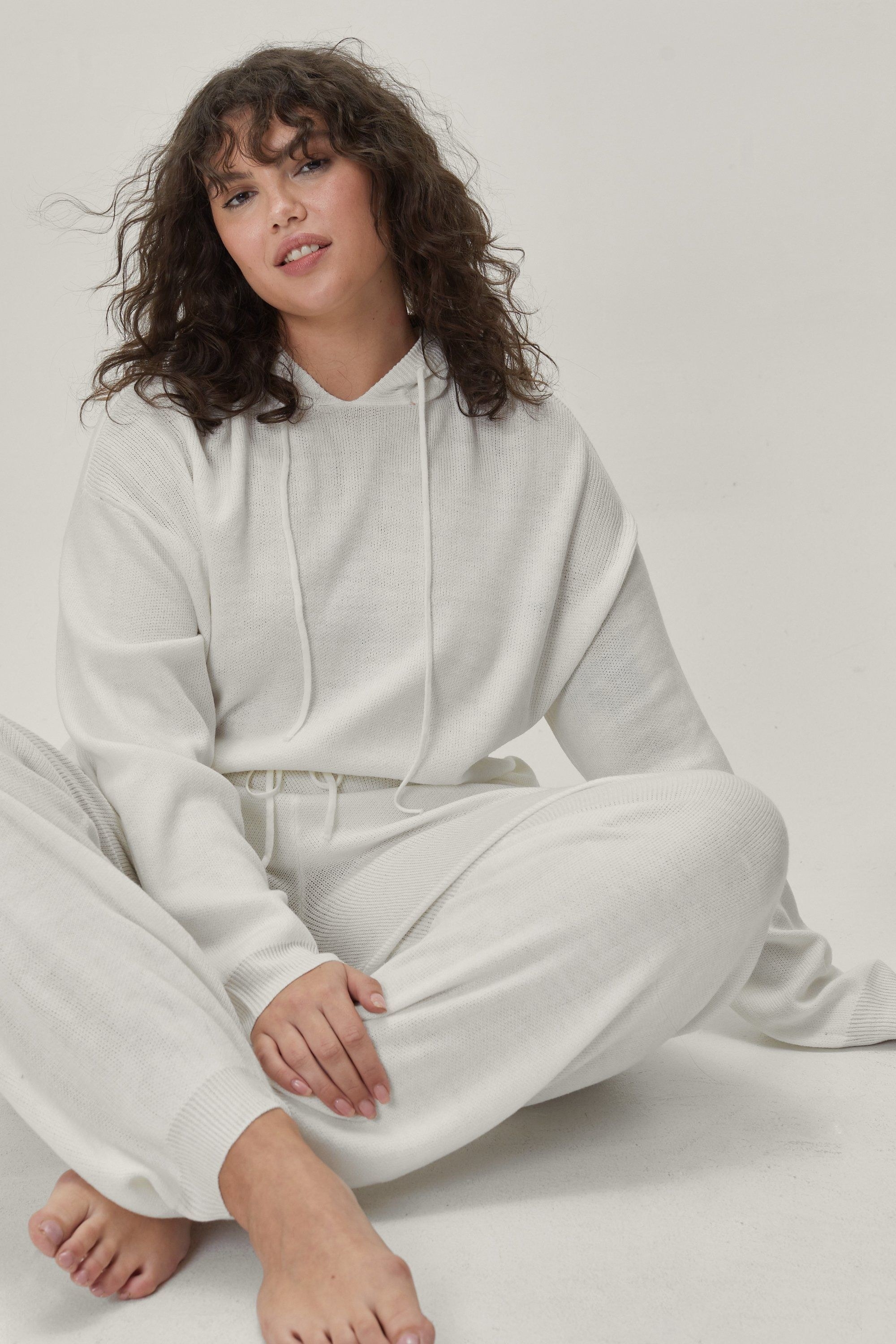 model wearing the loungewear set