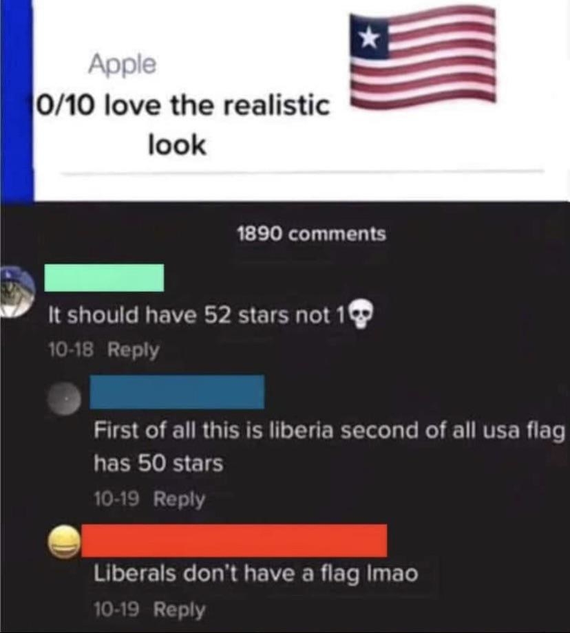 american who says the american flag should have 52 stars