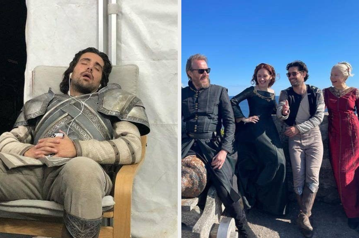 Behind-The-Scenes Pics Of The House Of The Dragon Cast