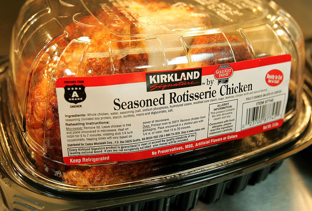 A Kirkland (Costco) rotisserie chicken.