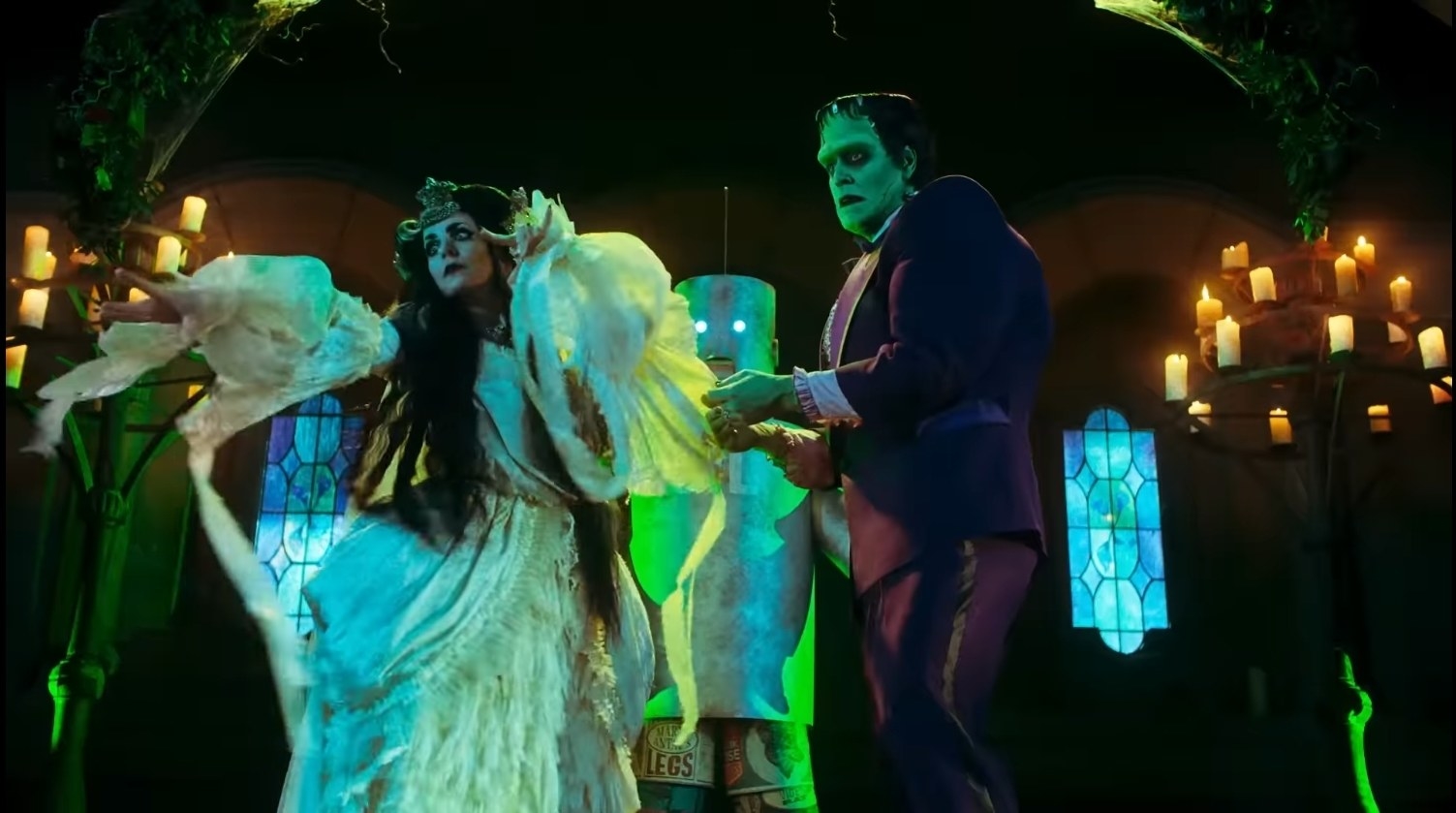 A wedding between Lily and Herman Munster gets especially freaky in &quot;The Munsters&quot;