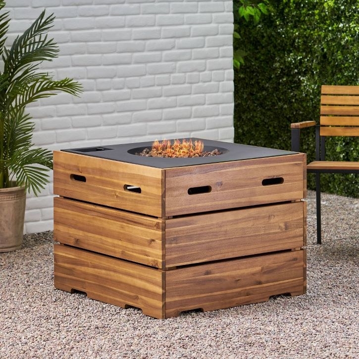 the teakwood fire pit