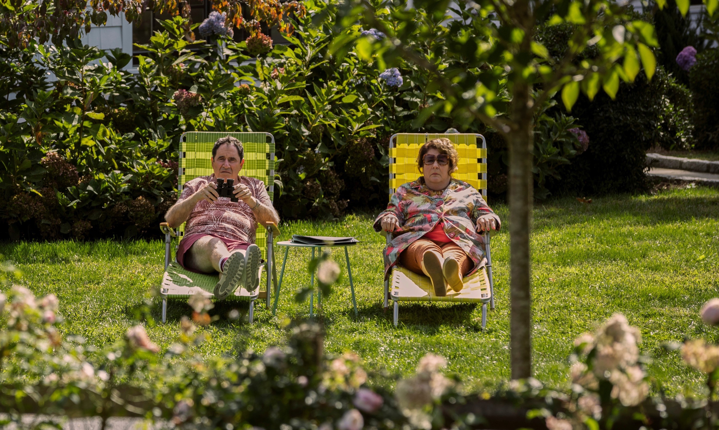 Richard Kind and Margo Martindale in The Watcher