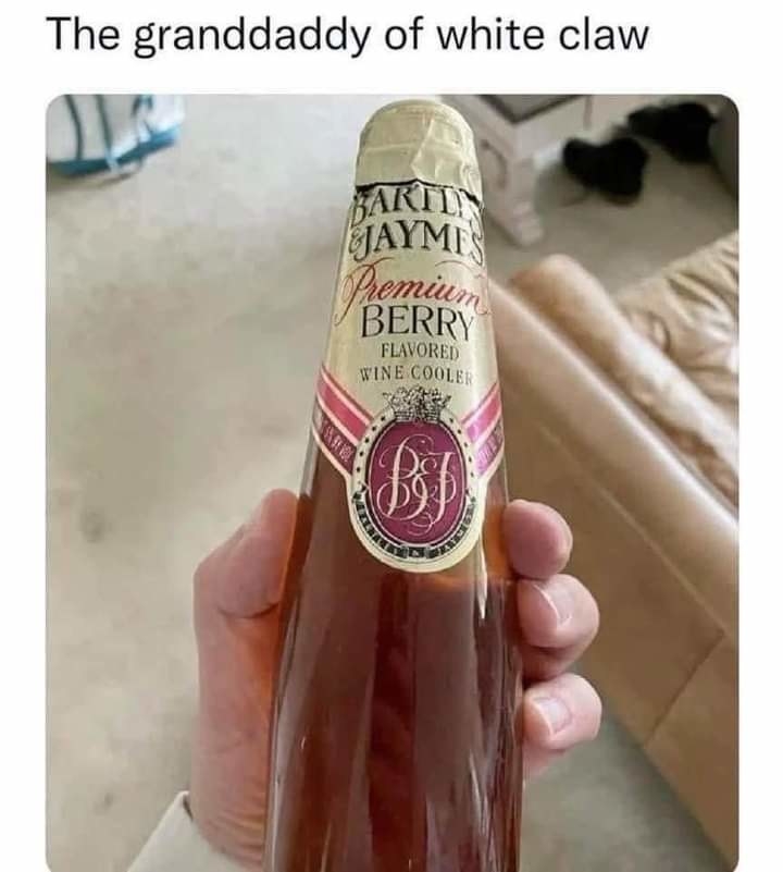 A bottle of Bartles &amp;amp; Jaymes Premium Berry Flavored Wine Cooler
